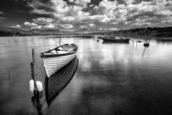 Boats on Caragh lake Killorglin kerry