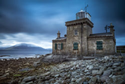 Blacksod Lighthouse at the end of the Mullet Peninsula in County Mayo