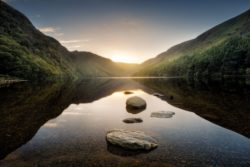 Upper lake, Glendalough, County Wicklow